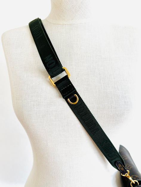 Louis Vuitton Félicie Strap & Go Monogram Khaki Green/Ebony in Coated  Canvas with Gold-tone - US