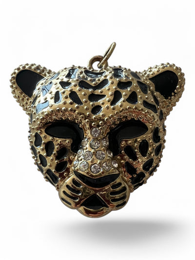 Large Leopard Necklace Pendant