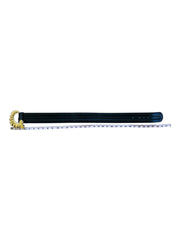 Statement Black Gold Leather Belt