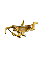 Cupid Gold Brooch