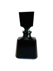 Deco Style Black Glass Perfume Bottle