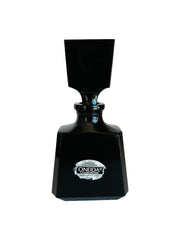 Deco Style Black Glass Perfume Bottle