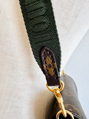 Louis Vuitton Félicie Strap & Go Monogram Khaki Green/Ebony in